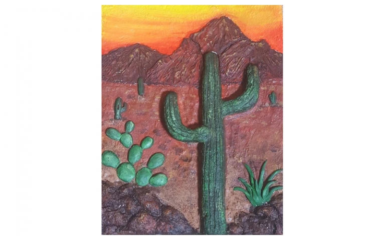 Relief Landscape Project by Charlene Lear